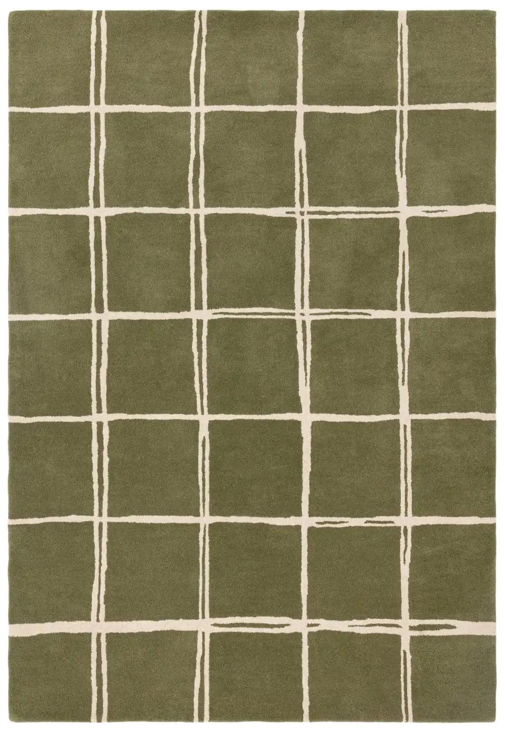 Albany Asiatic Grid Olive - Image 6