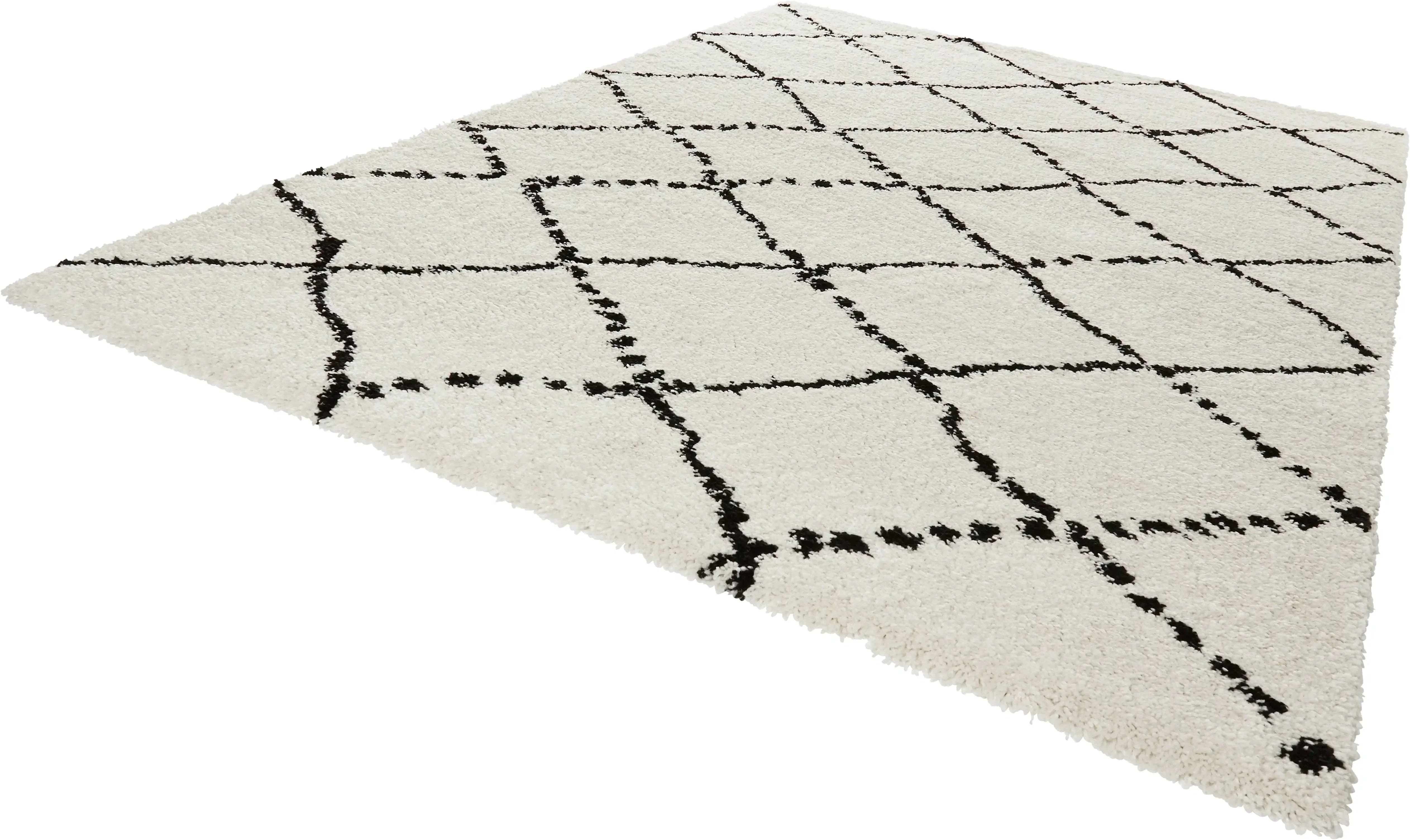 Allure 102753 Hash Cream Black Rug - Image 5