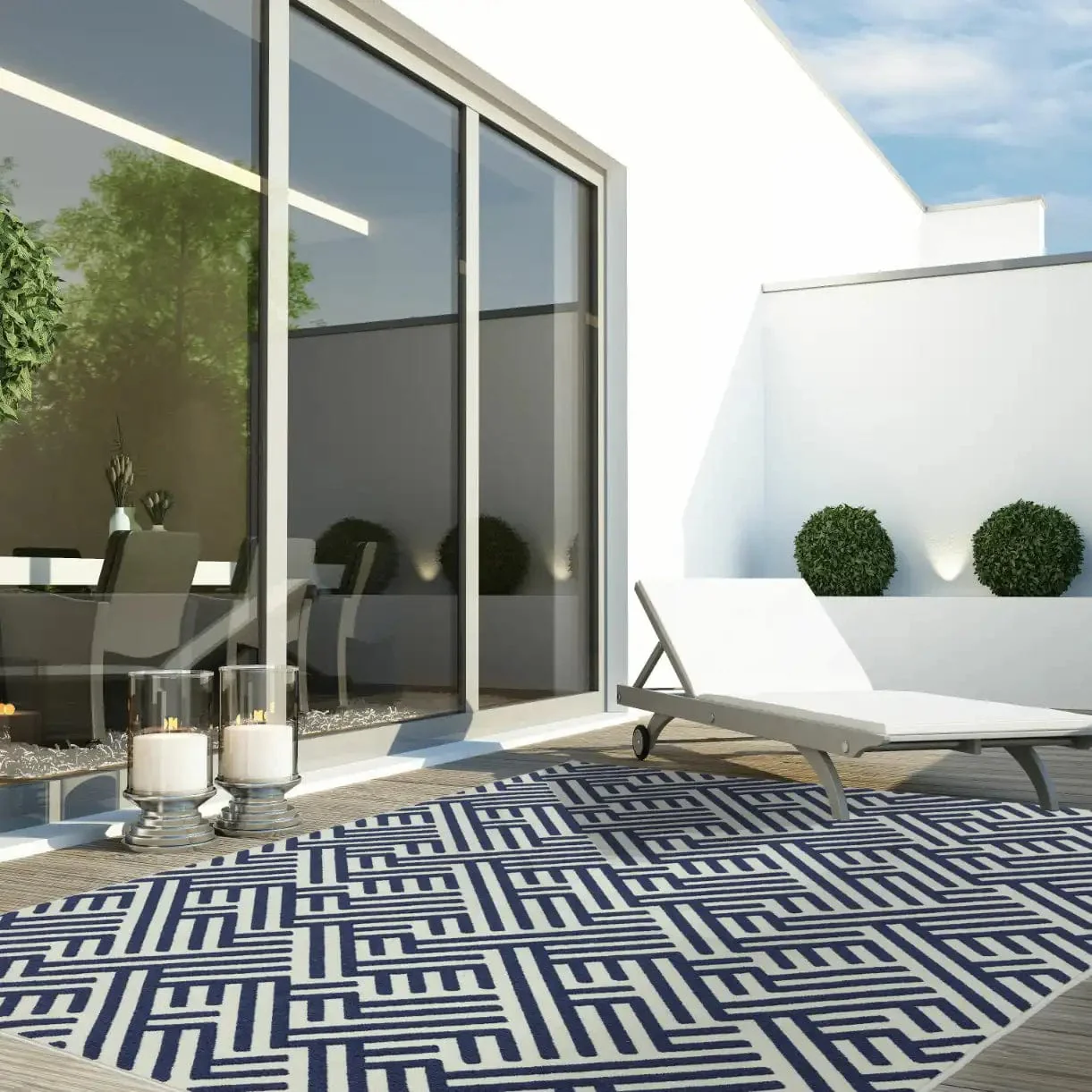 Antibes AN04 Blue White Linear