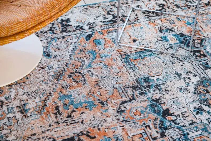 Antique Heriz 8705 Seray Orange Rugs - Image 4