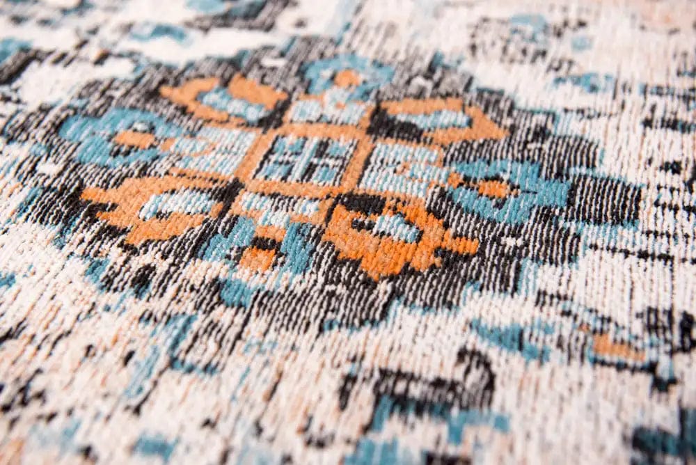 Antique Heriz 8705 Seray Orange Rugs - Image 6