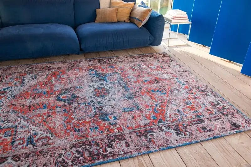 Antique Heriz 8703 Classic Brick Rugs - Image 2