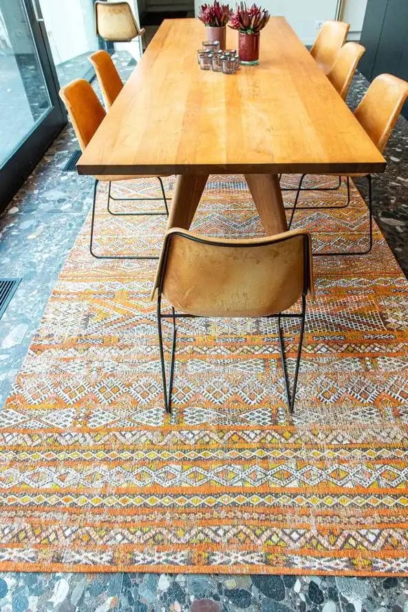 Antique Kilim 9111 Riad Orange Rugs - Image 6