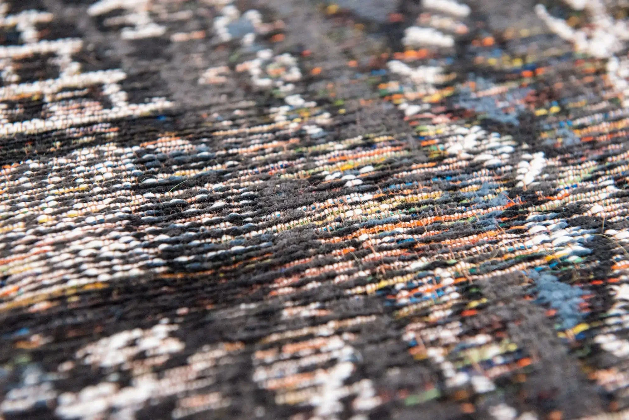 Antique Kilim 9113 Black Rabat Rugs - Image 3