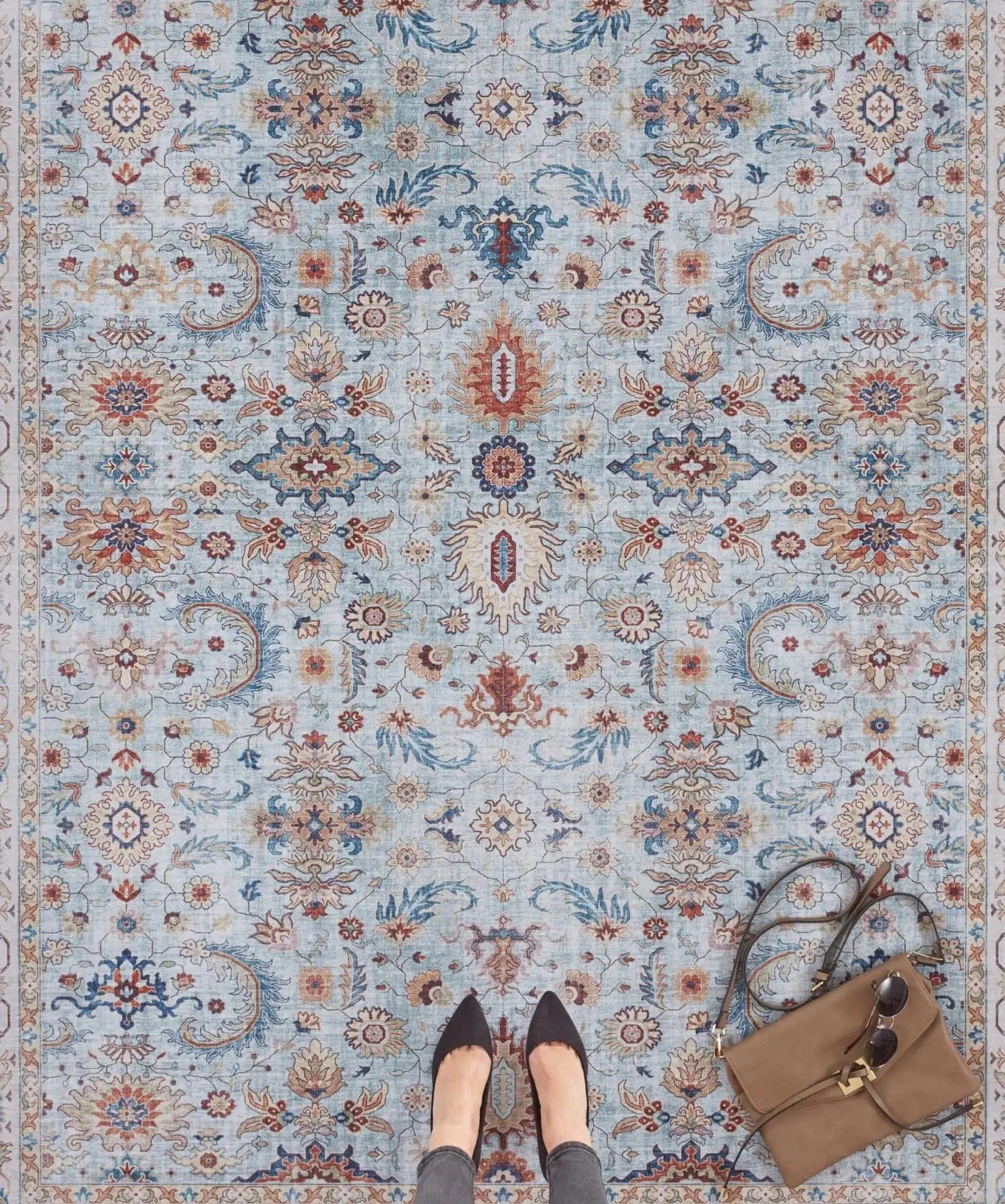 Asmar 104005 Vivana Heaven Blue Rug - Image 3