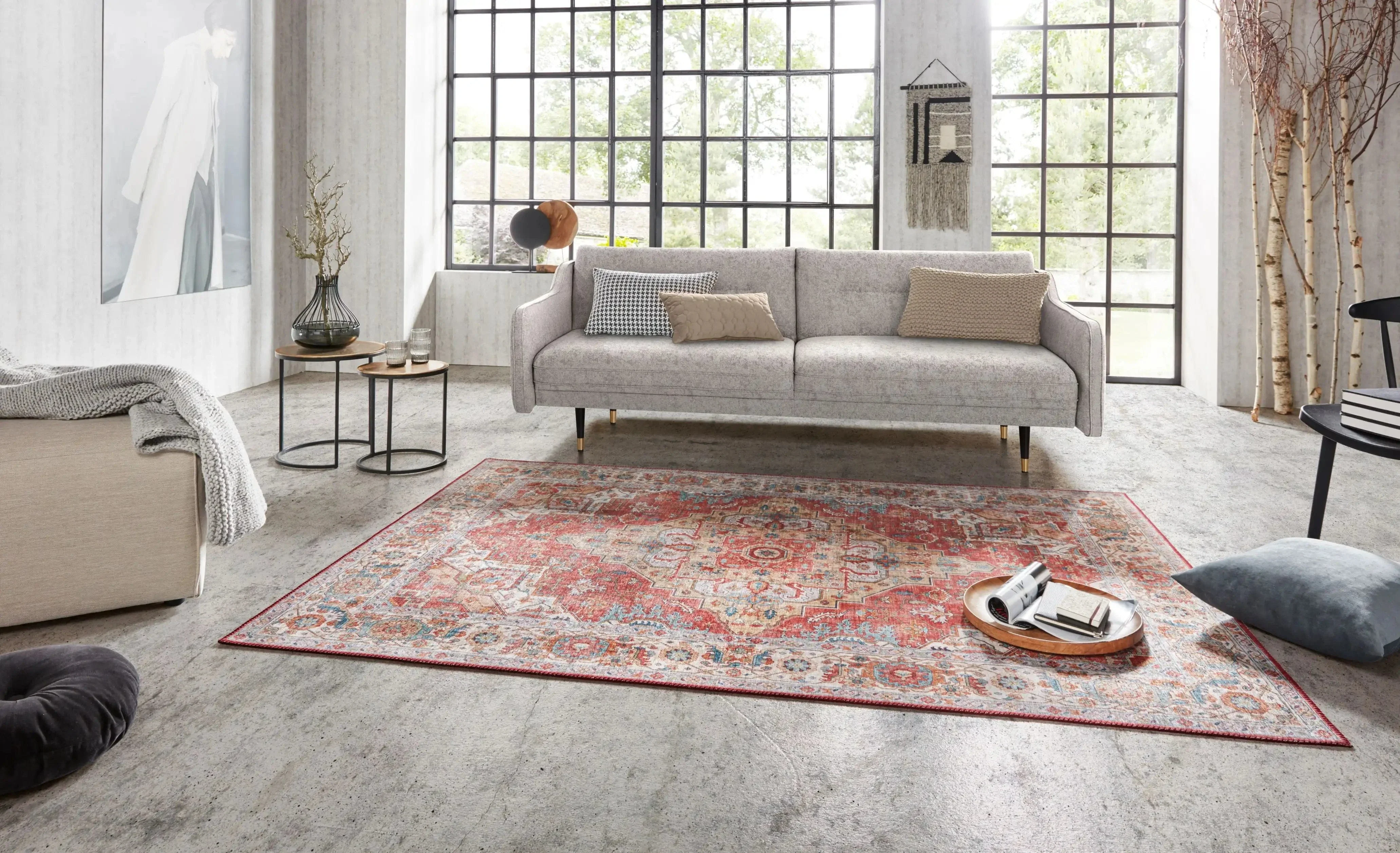 Asmar 104013 Sylla Brick Red Rug