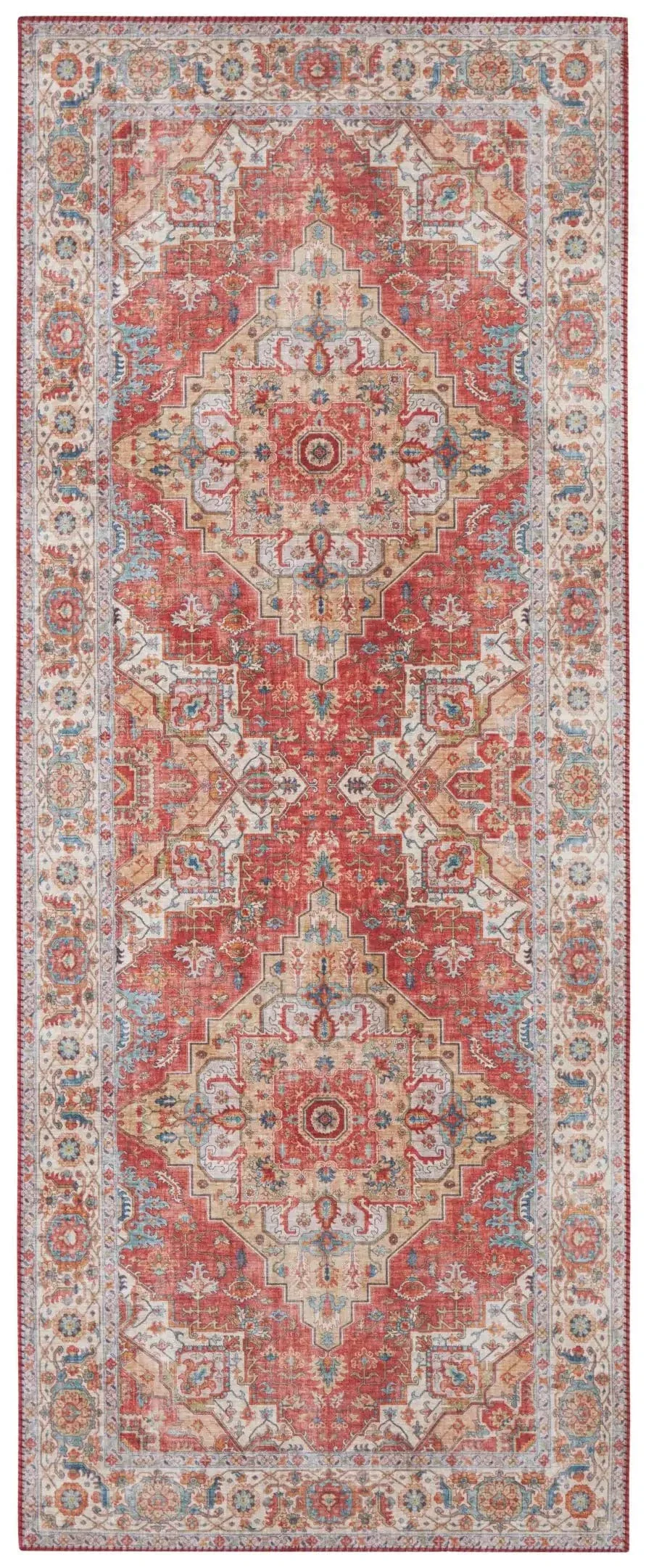 Asmar 104013 Sylla Brick Red Rug - Image 5