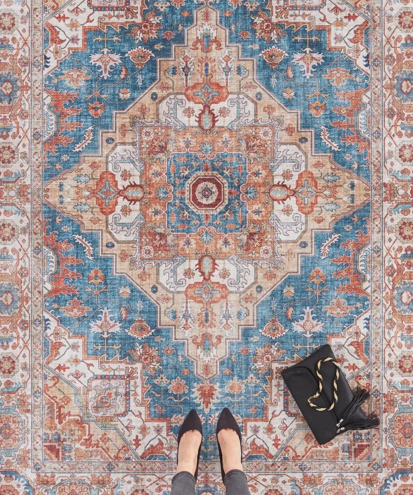 Asmar 104014 Sylla Jeans Blue Rug - Image 3