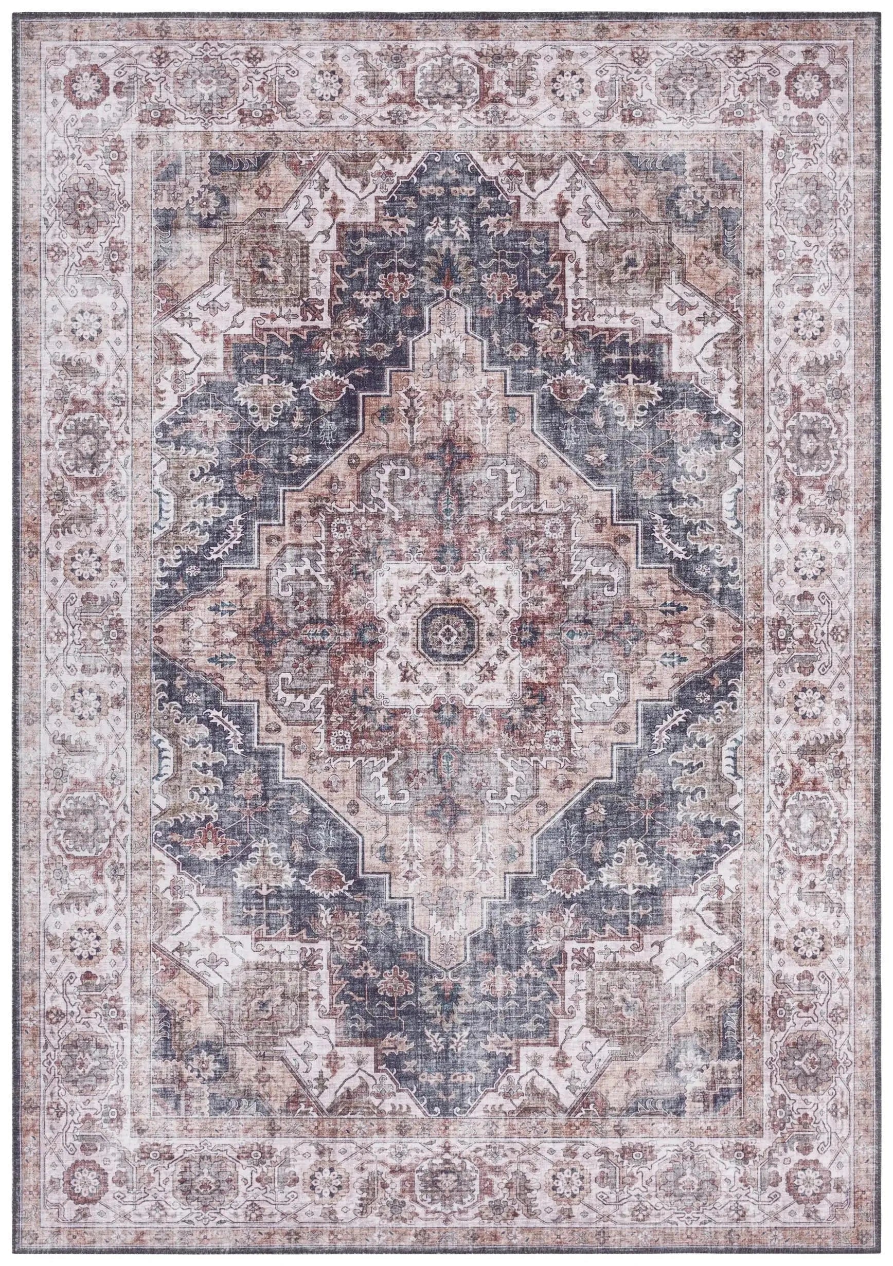 Asmar 104016 Sylla Putty Grey Rug - Image 2