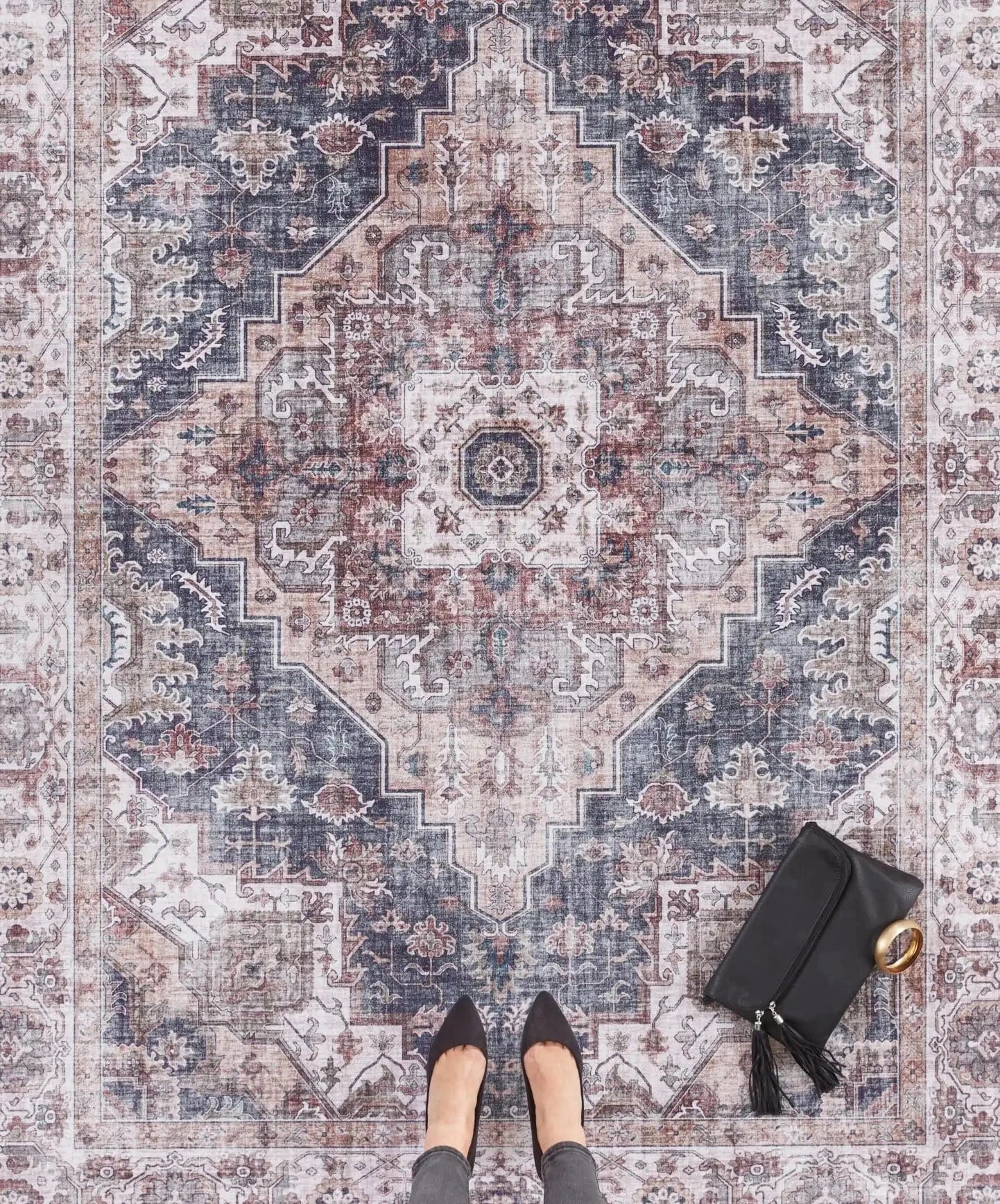 Asmar 104016 Sylla Putty Grey Rug - Image 4