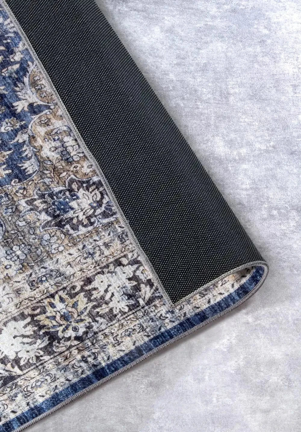 Asya 106039 Dark Blue Cream Rug - Image 5