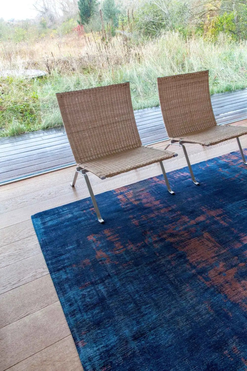 Atlantic Venetian Dust 9211 Sunset Blue Rugs - Image 3