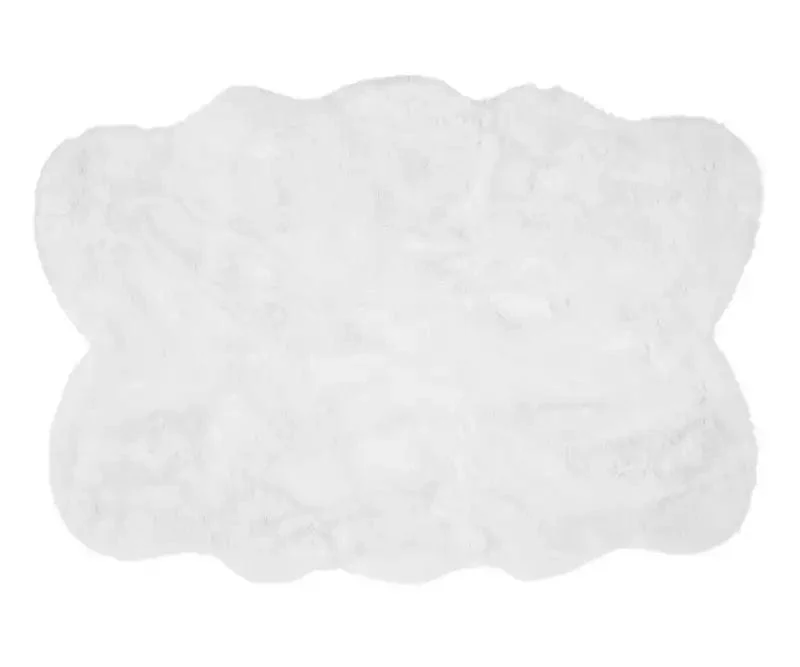 Auckland Faux Sheepskin White - Image 3