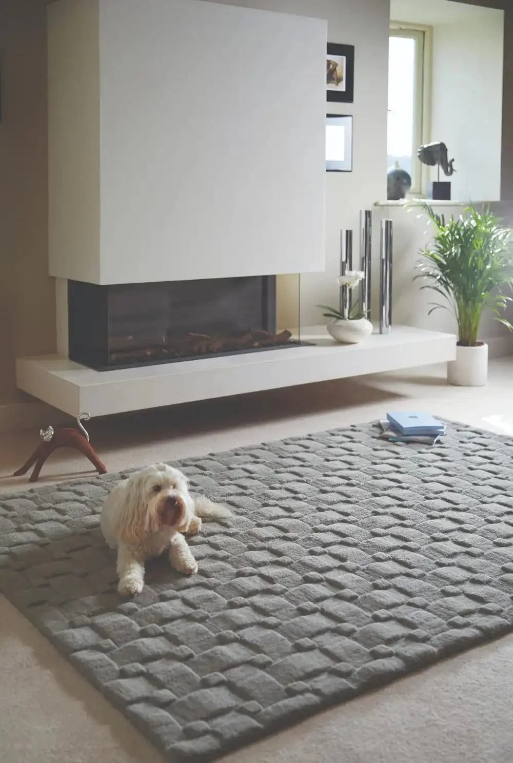 Basket Weave 3D New Grey