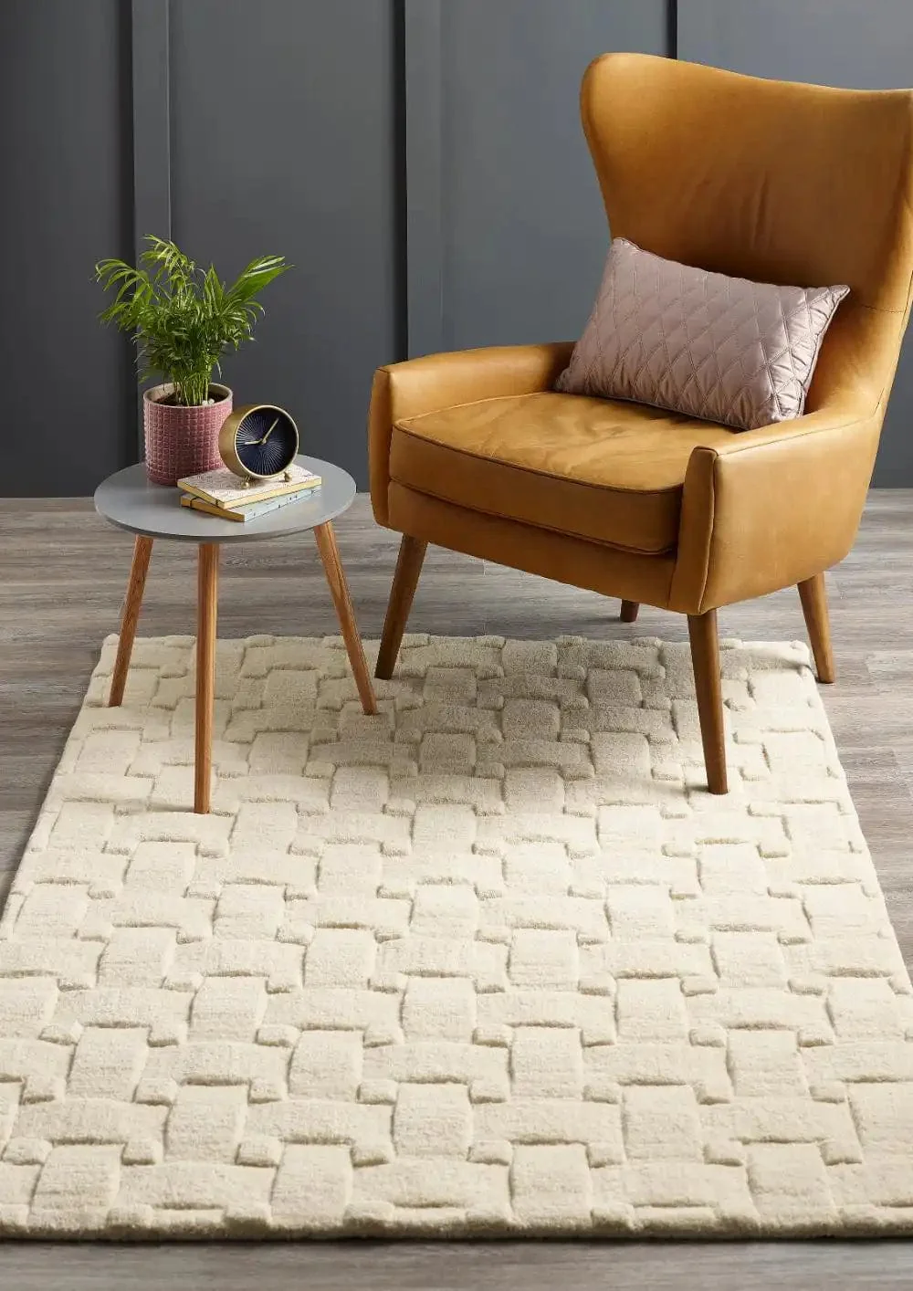 Basket Weave 3D New Ivory - Image 2