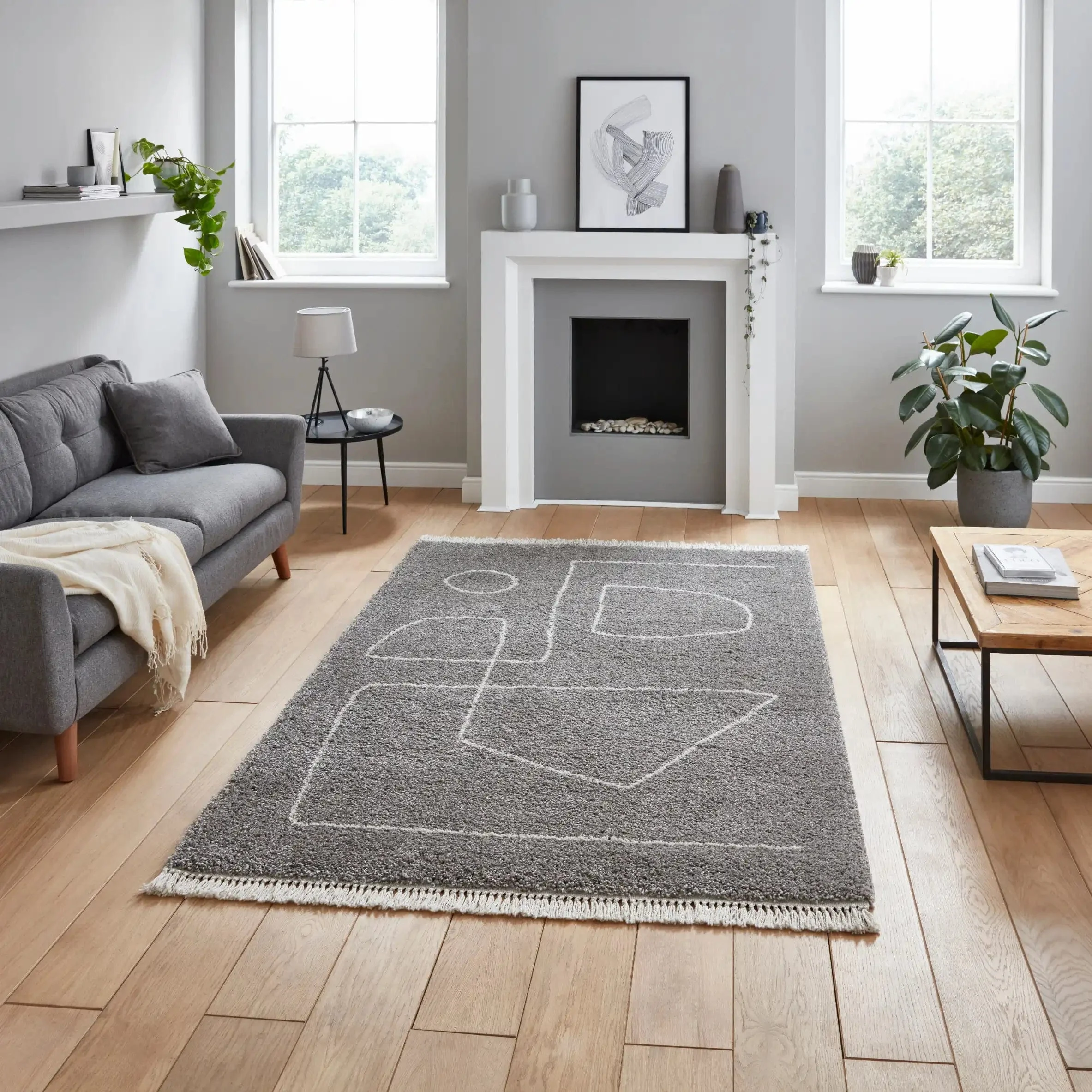 Boho A474 Grey Cream
