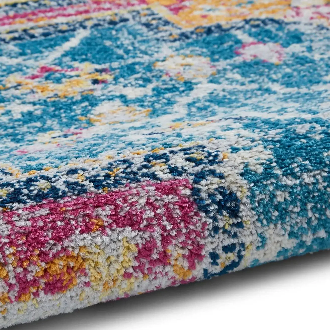 Boston G0532 Blue Fuschia Rug - Image 3