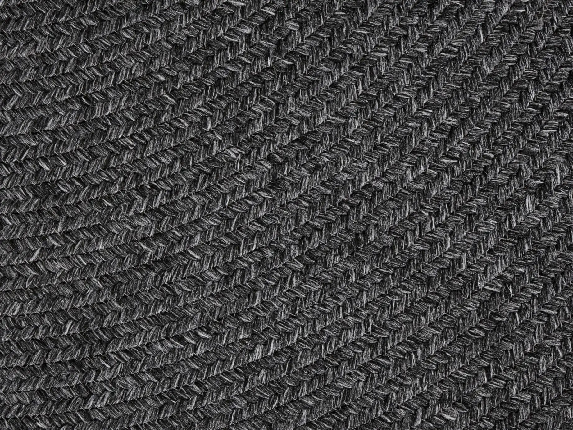 Braided 105550 Trenzado Dark Grey Rug - Image 3