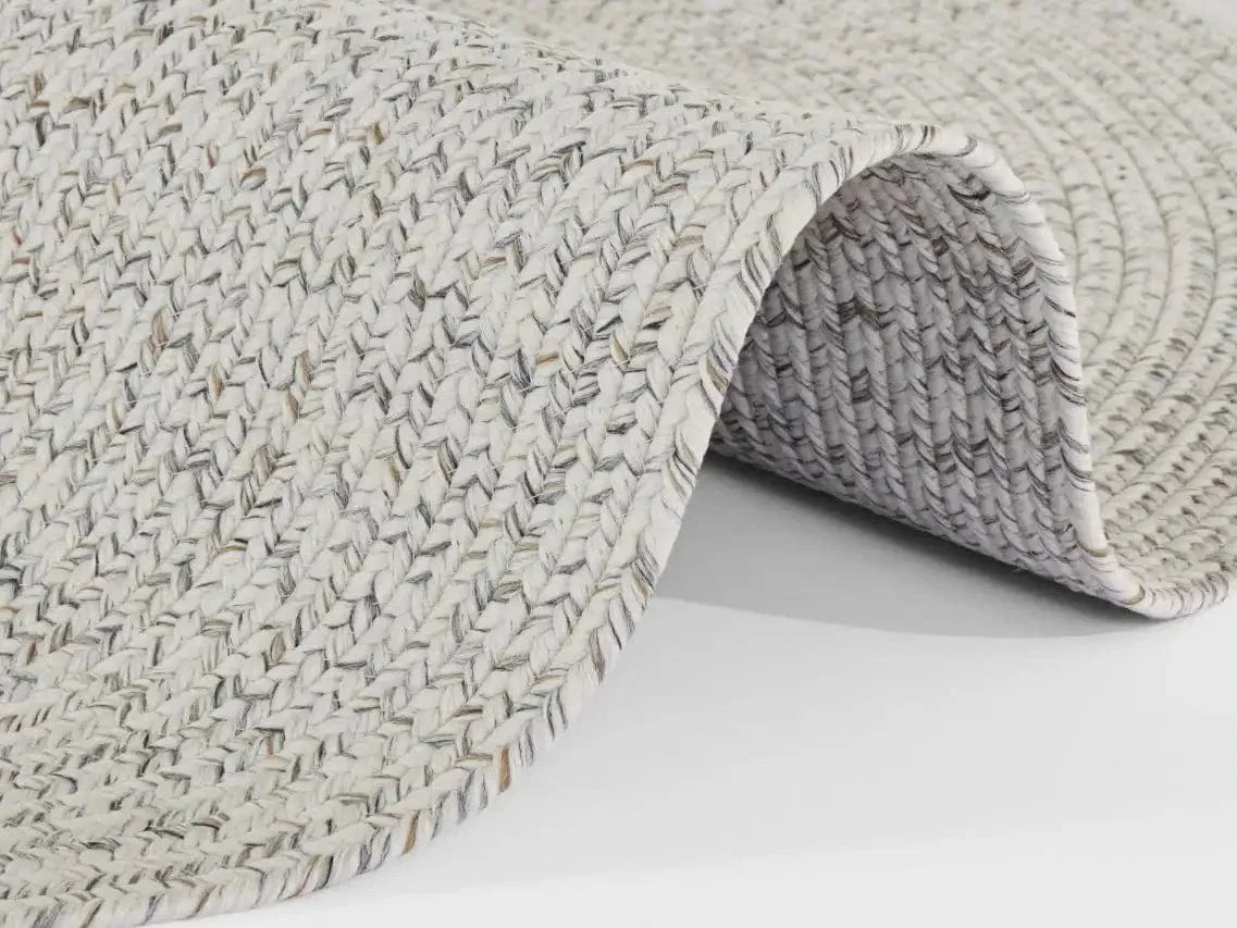 Braided 105553 Trenzado Light Melange Rug - Image 4
