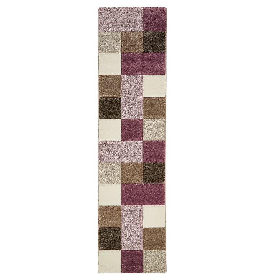 Brooklyn 646 Beige Purple Runner