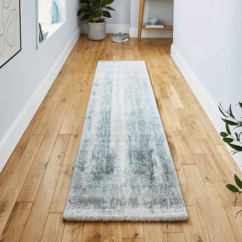 Brooklyn 8595 Ivory Blue Runner
