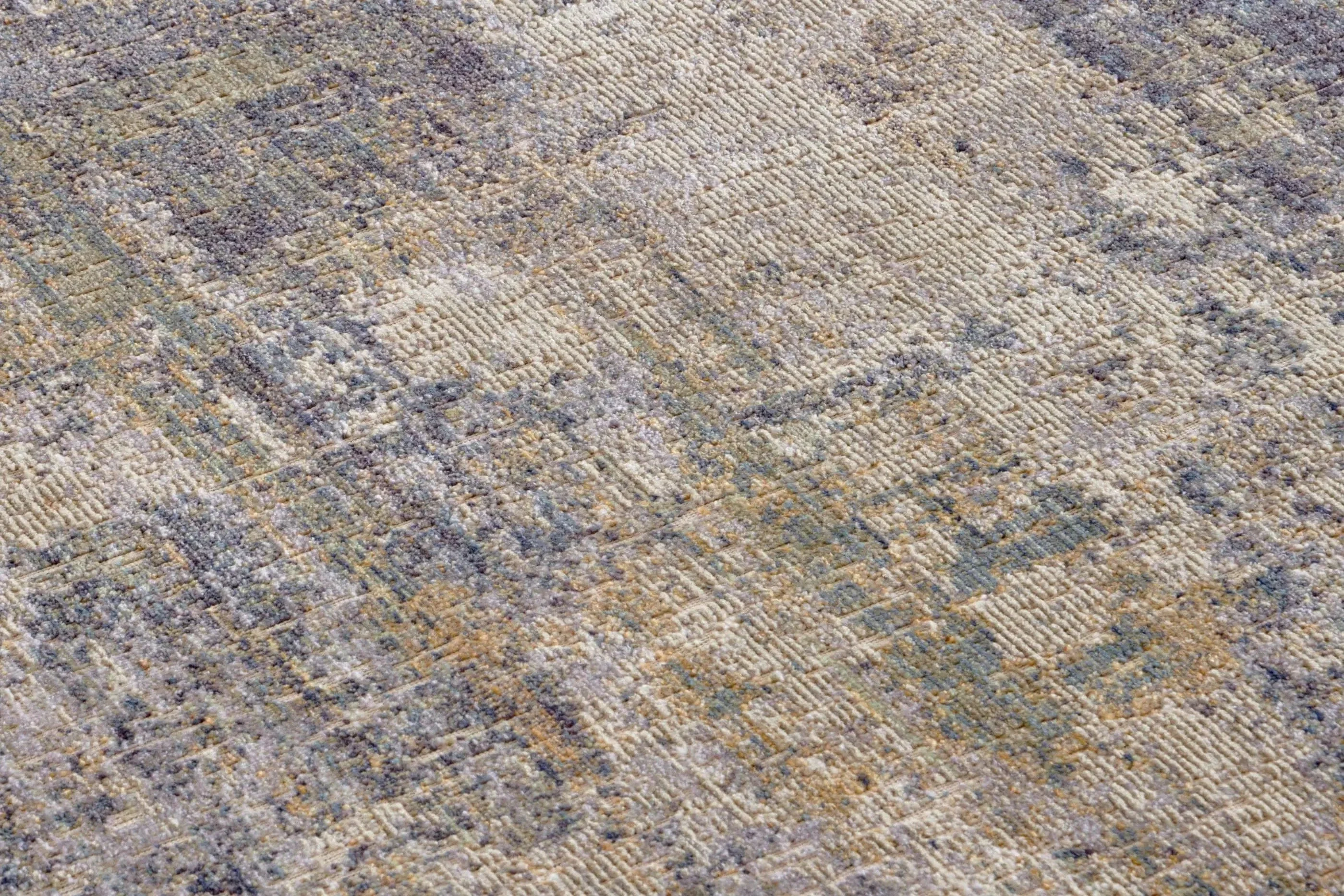 Cairo Washable 105586 Gizeh Cream Blue Rug - Image 3