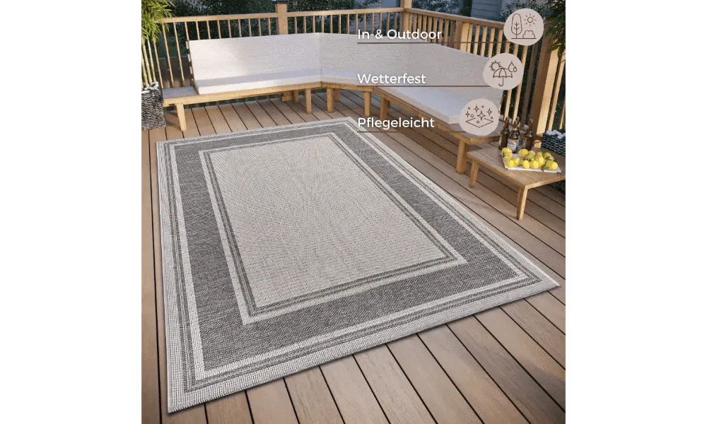 Clyde 105910 Beige Grey Indoor / Outdoor - Image 2