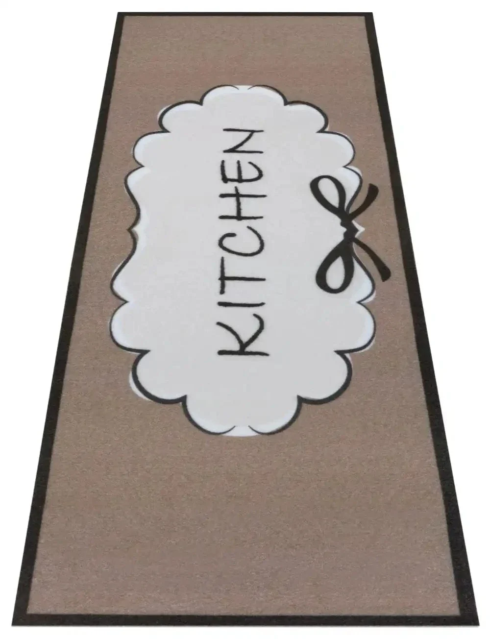Cook & Clean 105728 Kitchen Brown Rug - Image 2
