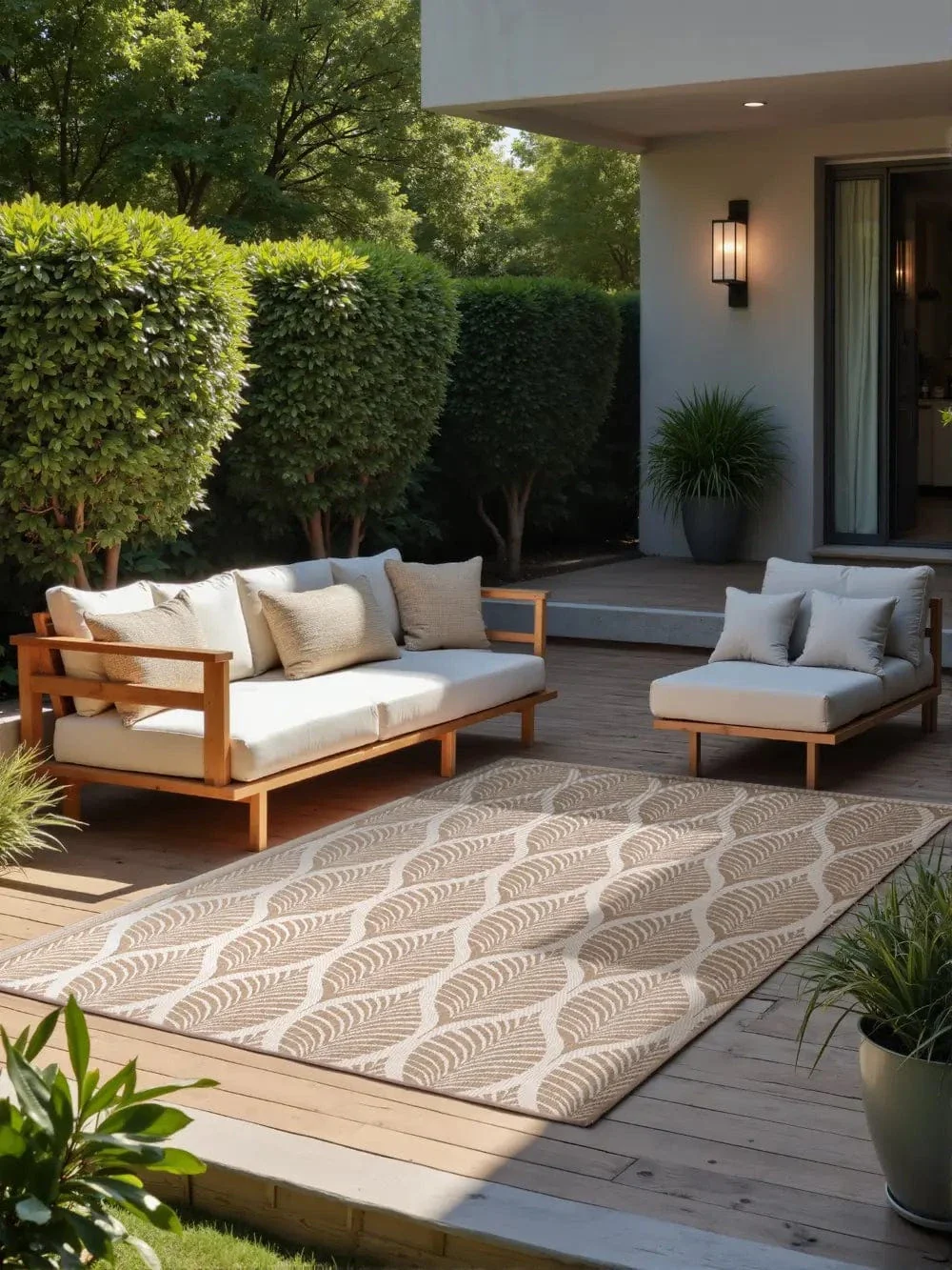 Duet 106247 Jute White Indoor / Outdoor Reversible - Image 18