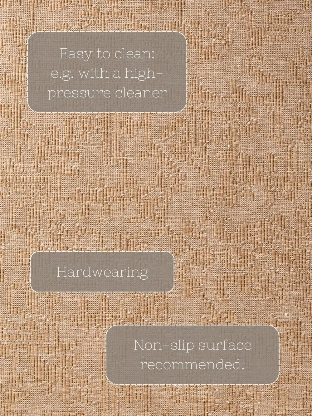 Duet 106250 Jute White Indoor / Outdoor Reversible - Image 24