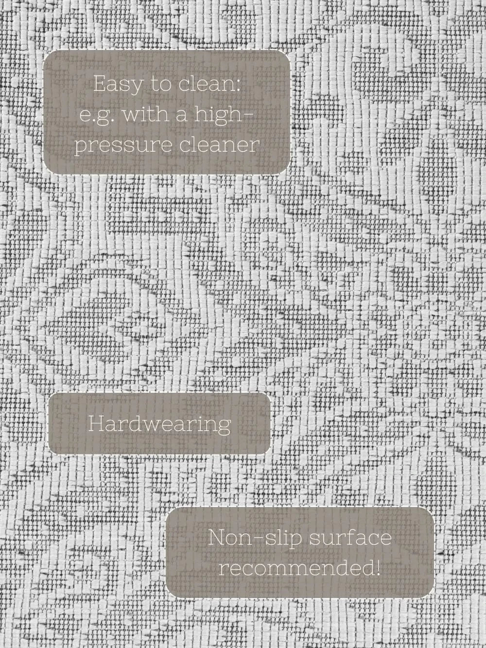 Duet 106251 White Grey Indoor / Outdoor Reversible - Image 18