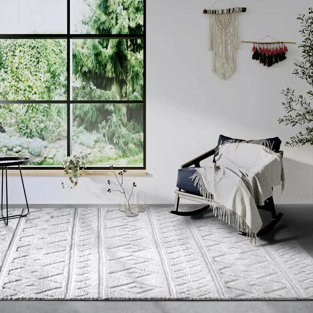 Elle Gallery 106095 Cream White Rug