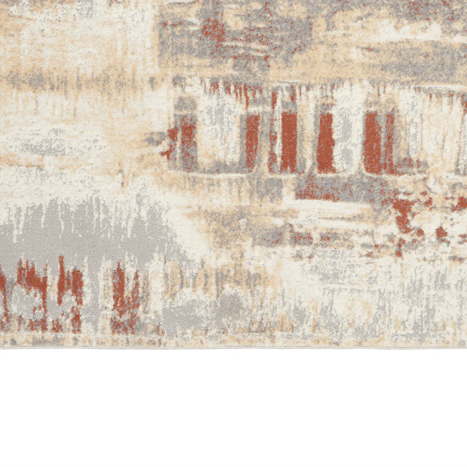 CK005 Enchanting ECH02 Rug Grey Rust - Image 3