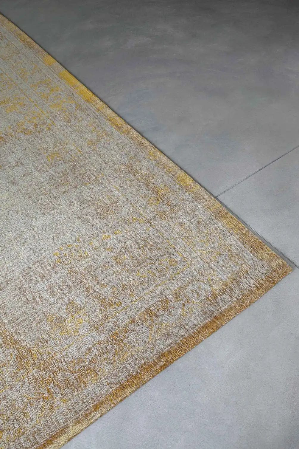 Fading World Medallion 9062 Grey Yellow Rugs - Image 4