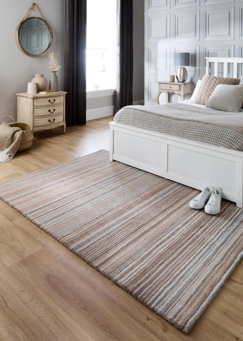 Fine Stripe Beige
