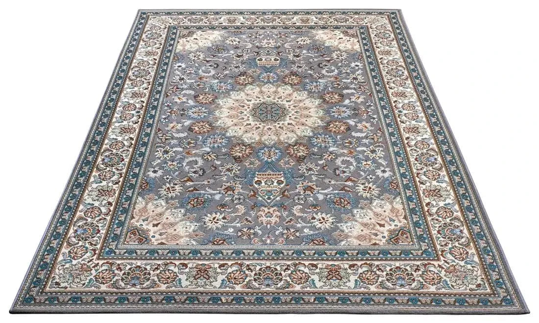 Flair Orient Indoor Outdoor 105715 Grey Cream Rug - Image 2