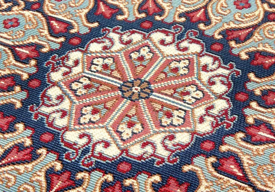 Flair Orient Indoor Outdoor 105716 Red Blue Rug - Image 3