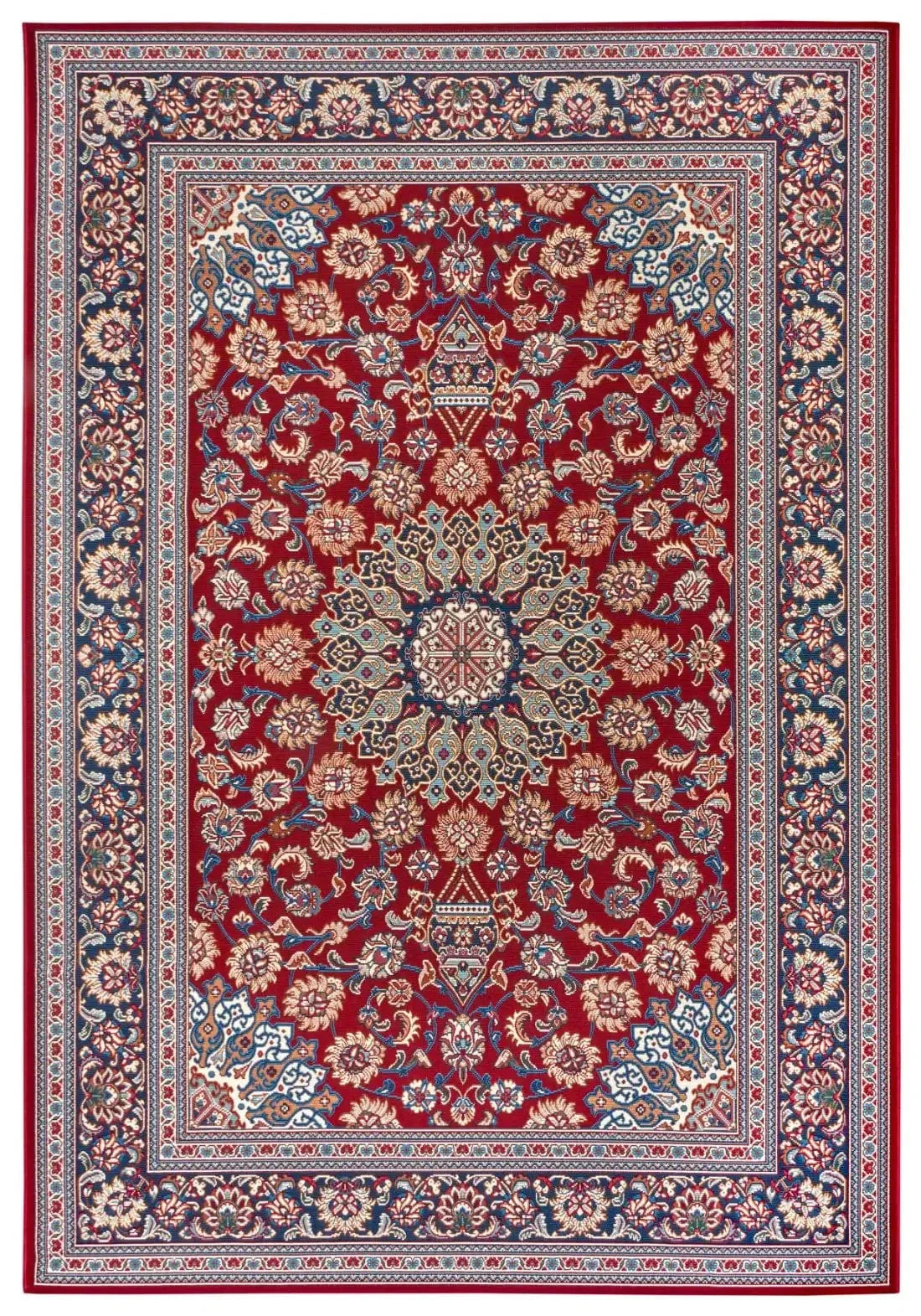 Flair Orient Indoor Outdoor 105716 Red Blue Rug - Image 4
