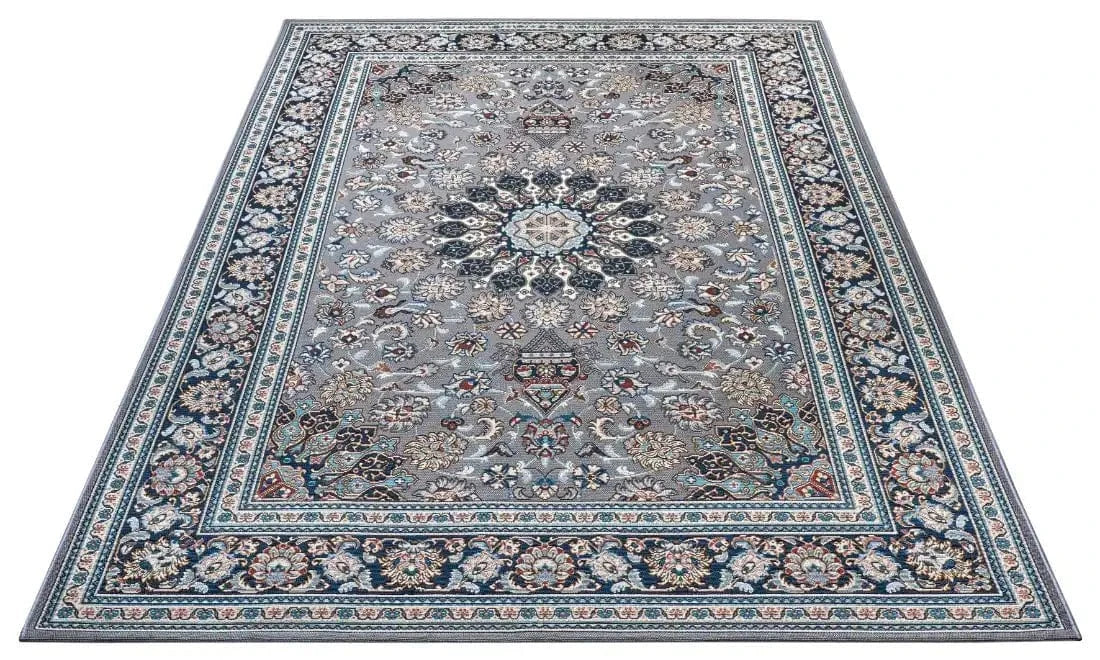 Flair Orient Indoor Outdoor 105717 Grey Blue Rug - Image 2