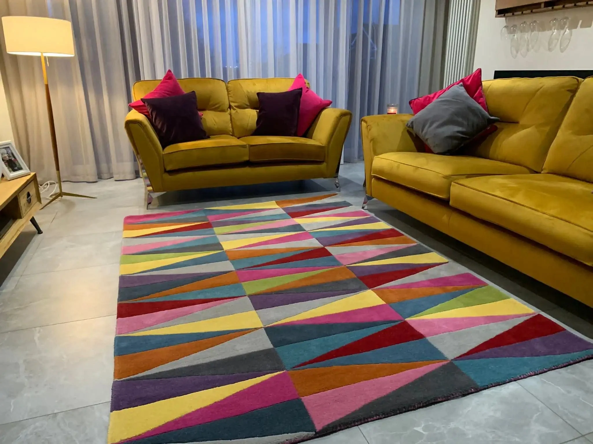Funk 08 Triangles Rug Runner