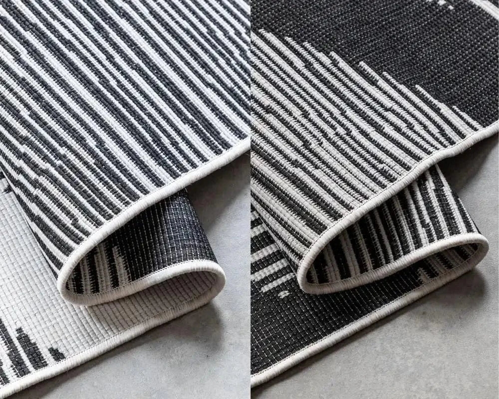 Gemini Reversible 106014 Black Rug - Image 4