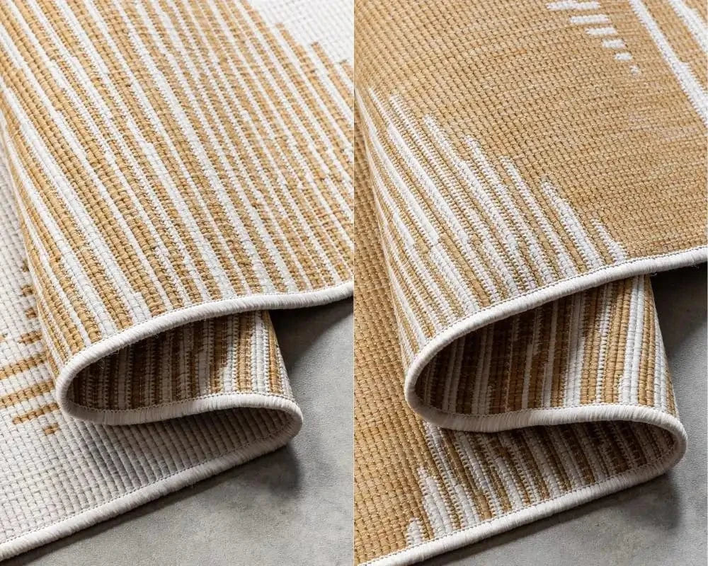 Gemini Reversible 106017 Ochre Rug - Image 4