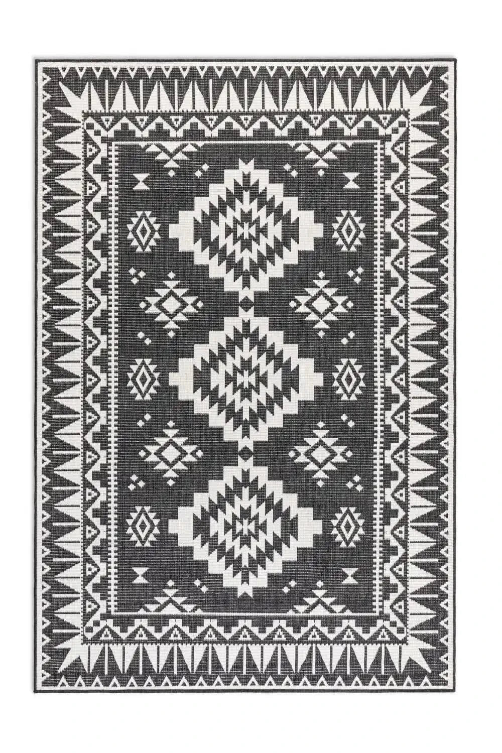 Gemini Reversible 106019 Black Rug - Image 7