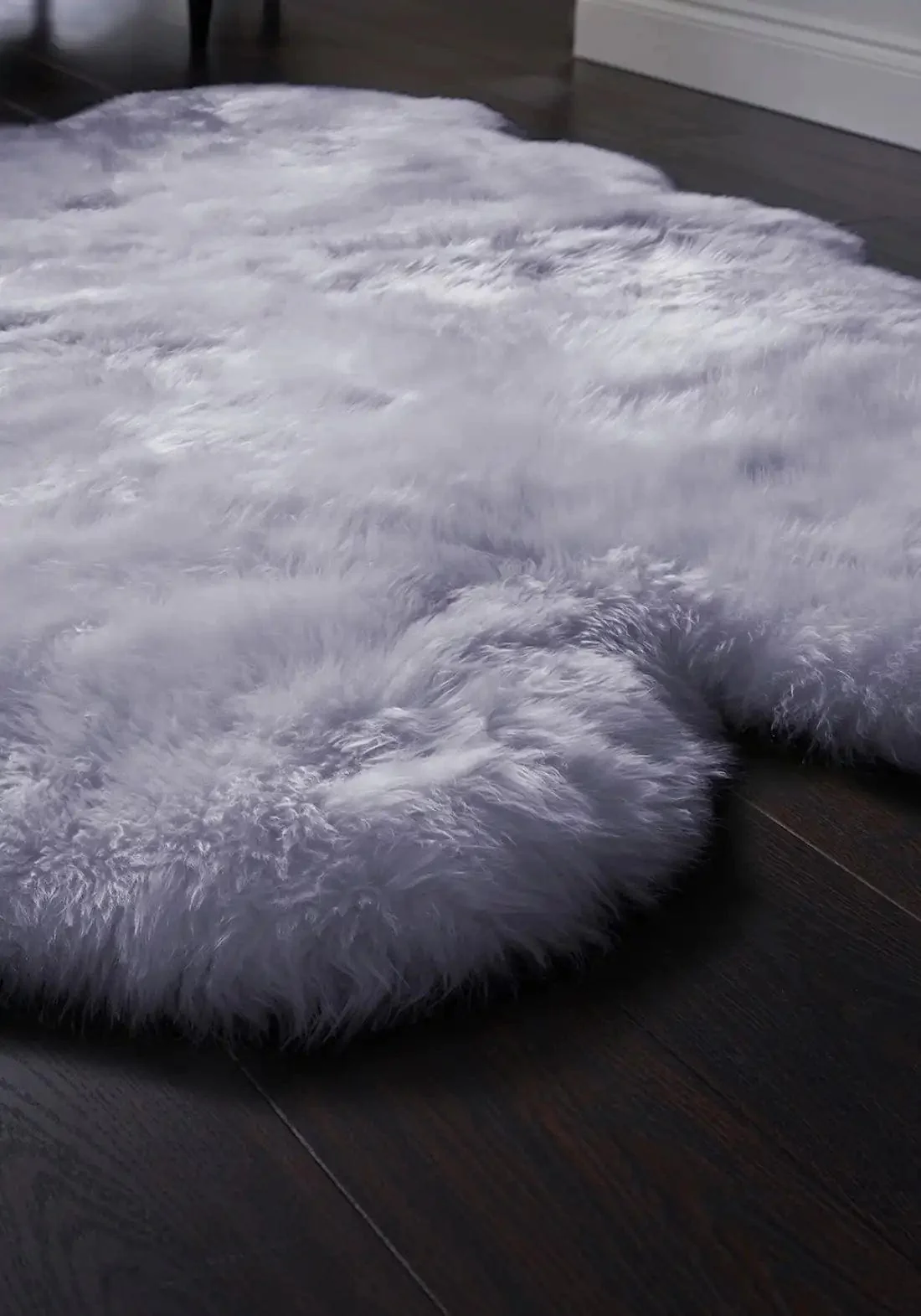 Genuine Sheepskin Grey - Image 4