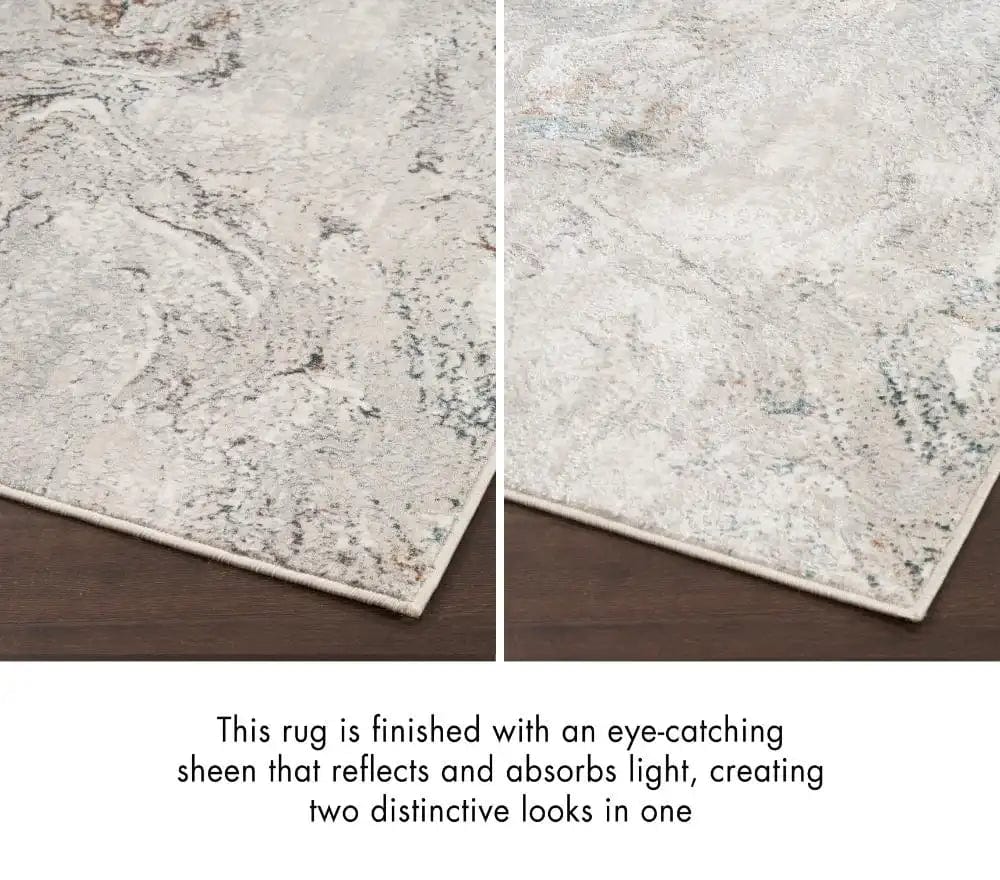 Glitz Nourison GLZ20 Grey Multi - Image 5