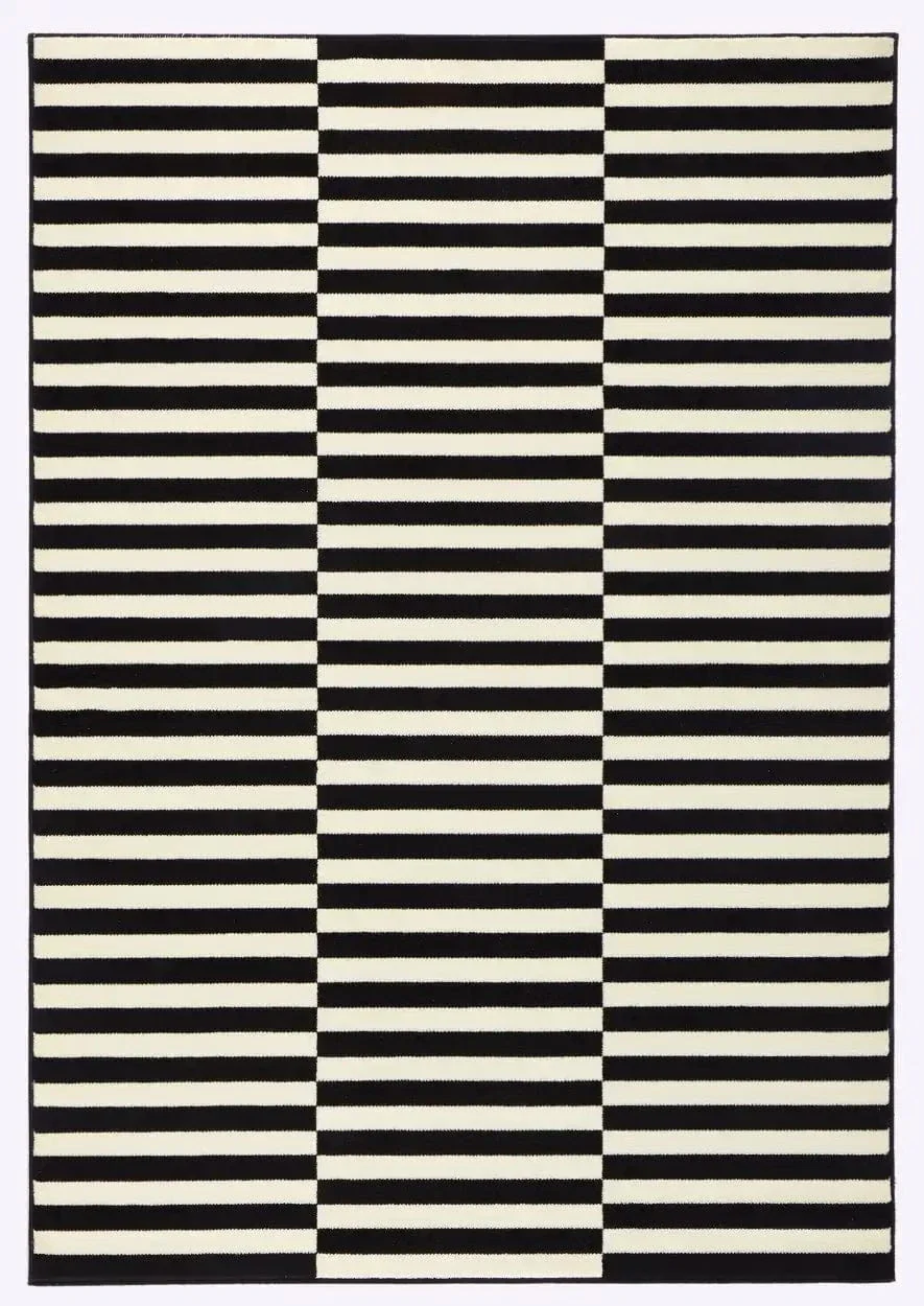 Gloria 102408 Black Cream Rug - Image 3