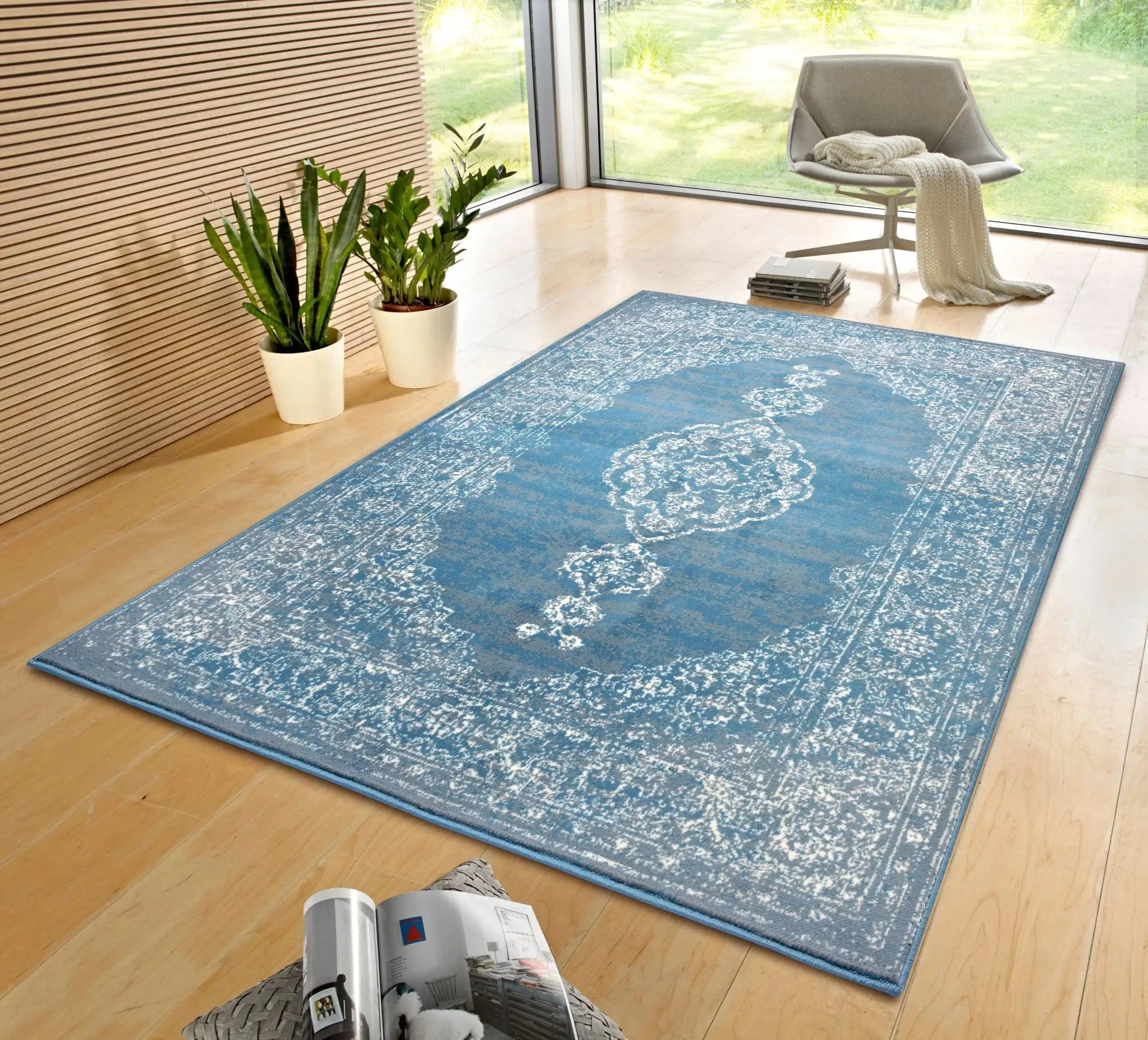 Gloria 105516 Meridional Sky Blue Rug