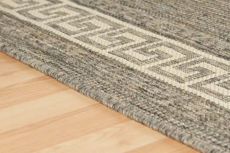 Greek Key Flatweave Grey - Image 5