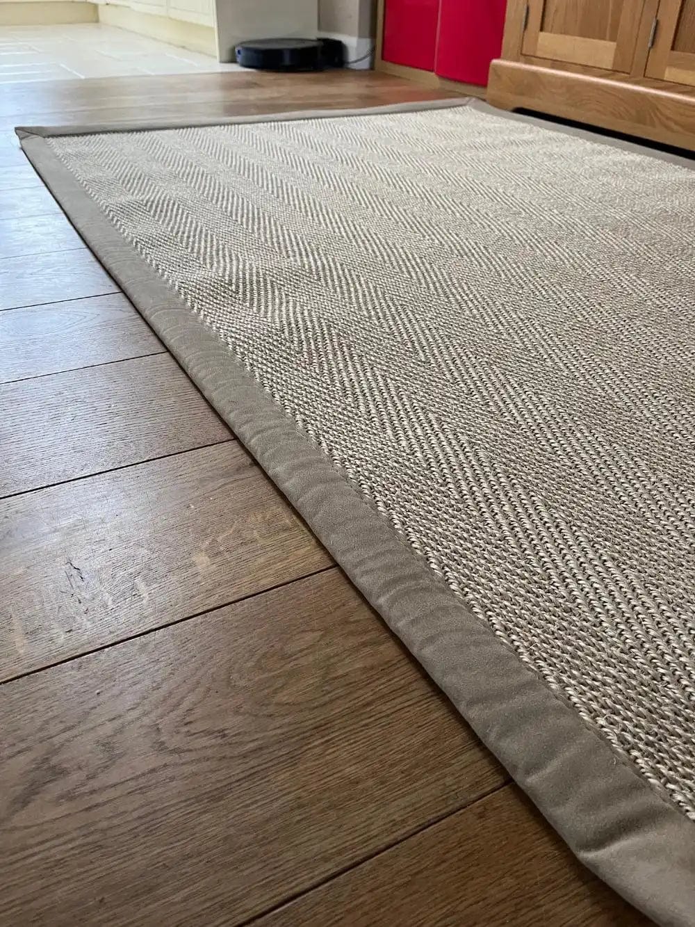 Havana Sisal Argent with a Faux Suede Caramel - Image 5