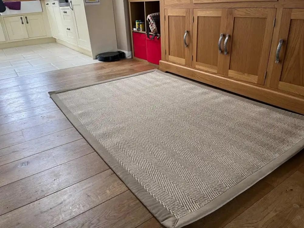 Havana Sisal Argent with a Faux Suede Caramel - Image 9